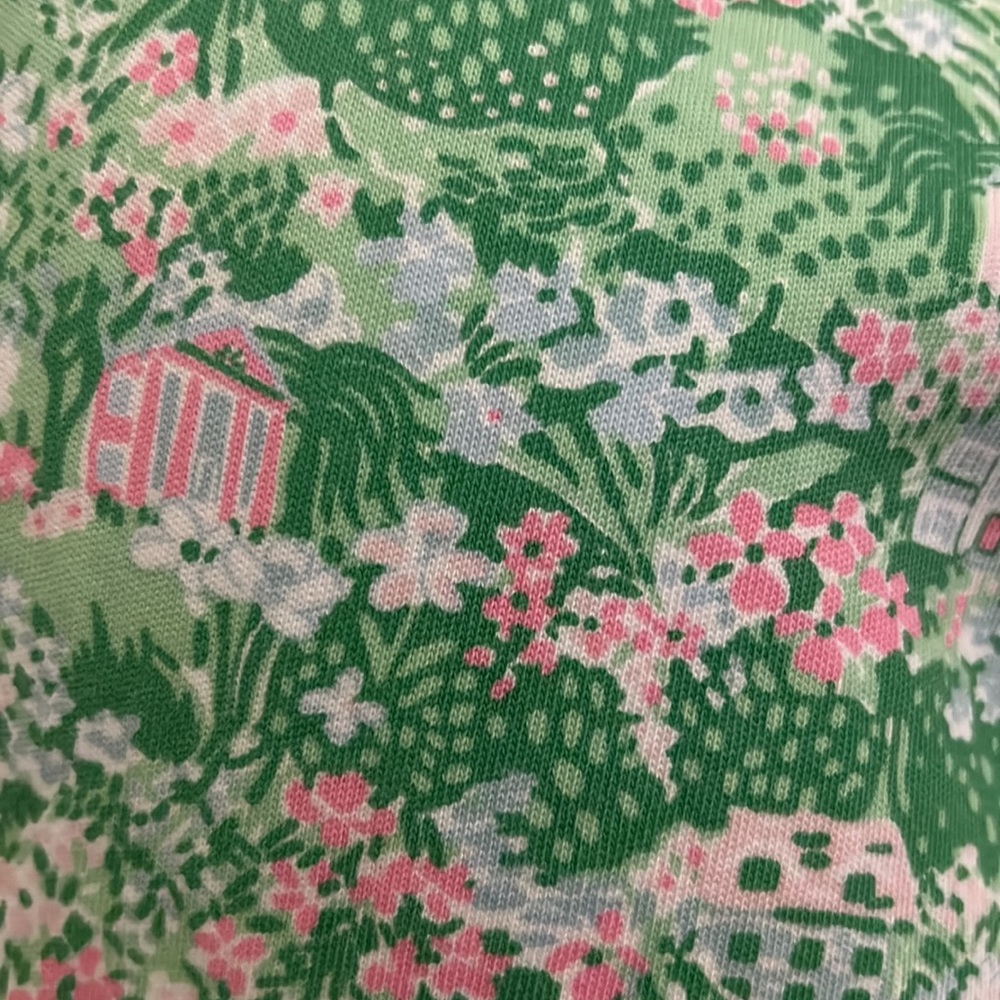 Beaufort Bonnet 4T floral green pink sundress - Picture 2 of 2